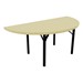 Alulite Half-Round Aluminum Folding Table
